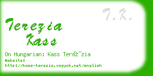 terezia kass business card